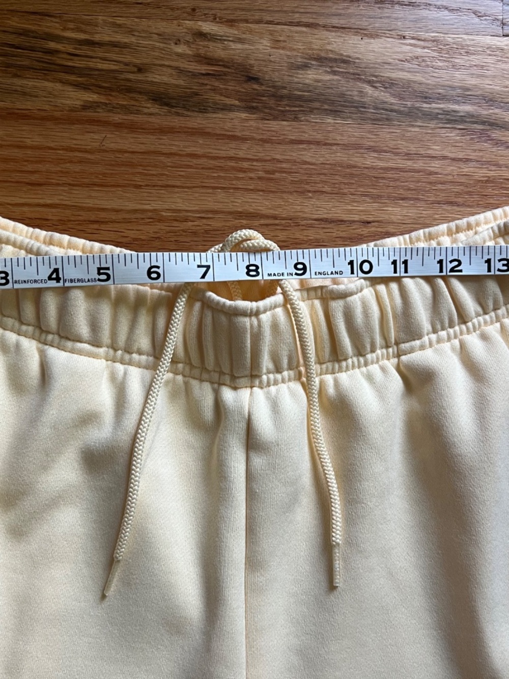 ALO Yoga Candlelight Yellow High-Rise Athletic Shorts with Drawstring - Picture 8 of 15